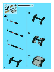 LEGO 8273 instructions page 46 – build guide