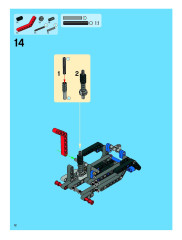 LEGO 8273 instructions page 12 – build guide