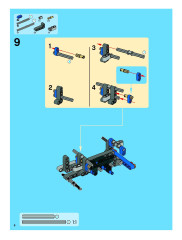 LEGO 8273 instructions page 8 – build guide