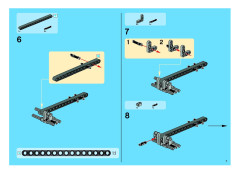 LEGO 8274 instructions page 7 – build guide