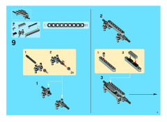 LEGO 8274 instructions page 9 – build guide