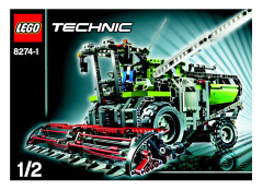 LEGO 8274 instructions page 1 – build guide