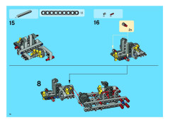 LEGO 8274 instructions page 16 – build guide