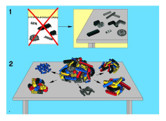 LEGO 8274 instructions page 4 – build guide