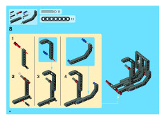 LEGO 8274 instructions page 50 – build guide