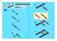 LEGO 8274 instructions page 61 – build guide