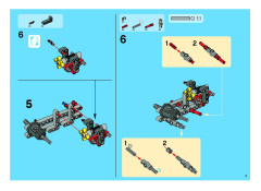 LEGO 8274 instructions page 9 – build guide