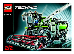 LEGO 8274 instructions page 1 – build guide