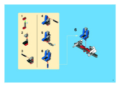 LEGO 8274 instructions page 5 – build guide