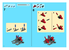 LEGO 8274 instructions page 4 – build guide