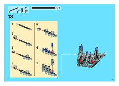 LEGO 8274 instructions page 7 – build guide
