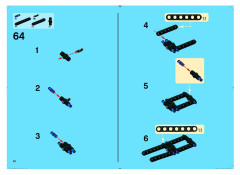 LEGO 8275 instructions page 52 – build guide