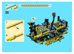 LEGO 8275 instructions page 9 – build guide