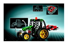 LEGO 8281 instructions page 2 – build guide