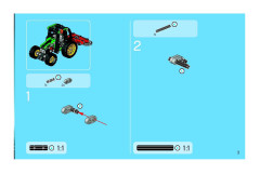 LEGO 8281 instructions page 3 – build guide