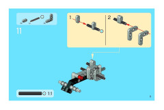 LEGO 8281 instructions page 9 – build guide