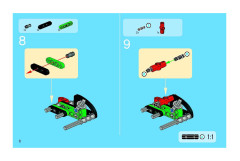 LEGO 8281 instructions page 6 – build guide