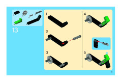 LEGO 8281 instructions page 9 – build guide
