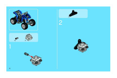 LEGO 8282 instructions page 4 – build guide