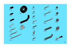 LEGO 8282 instructions page 43 – build guide