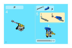 LEGO 8282 instructions page 6 – build guide