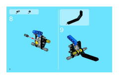 LEGO 8282 instructions page 8 – build guide