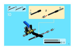 LEGO 8282 instructions page 9 – build guide