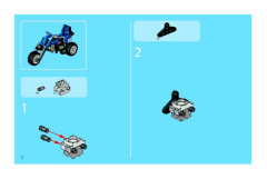 LEGO 8282 instructions page 2 – build guide