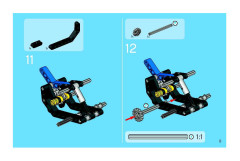 LEGO 8282 instructions page 9 – build guide