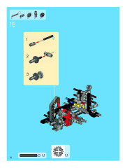 LEGO 8284 instructions page 16 – build guide