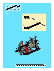 LEGO 8284 instructions page 17 – build guide