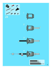 LEGO 8284 instructions page 25 – build guide
