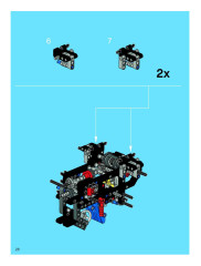 LEGO 8284 instructions page 28 – build guide