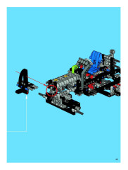 LEGO 8284 instructions page 43 – build guide