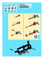 LEGO 8284 instructions page 5 – build guide