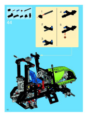 LEGO 8284 instructions page 62 – build guide