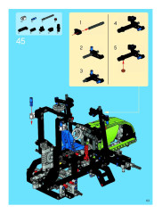 LEGO 8284 instructions page 63 – build guide
