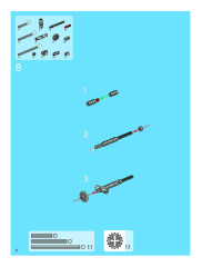 LEGO 8284 instructions page 8 – build guide