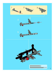 LEGO 8284 instructions page 9 – build guide
