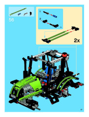 LEGO 8284 instructions page 17 – build guide