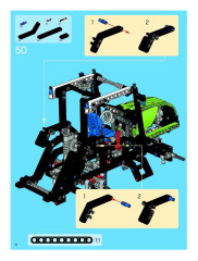 LEGO 8284 instructions page 6 – build guide
