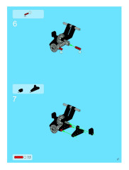 LEGO 8284 instructions page 17 – build guide
