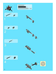 LEGO 8284 instructions page 4 – build guide