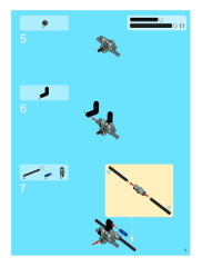 LEGO 8284 instructions page 5 – build guide