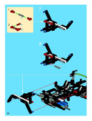 LEGO 8284 instructions page 56 – build guide