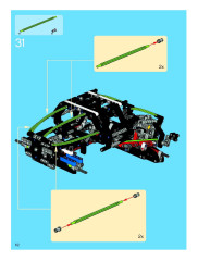 LEGO 8284 instructions page 62 – build guide