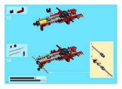 LEGO 8285 instructions page 12 – build guide