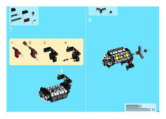 LEGO 8285 instructions page 55 – build guide
