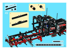 LEGO 8285 instructions page 41 – build guide