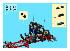LEGO 8285 instructions page 5 – build guide